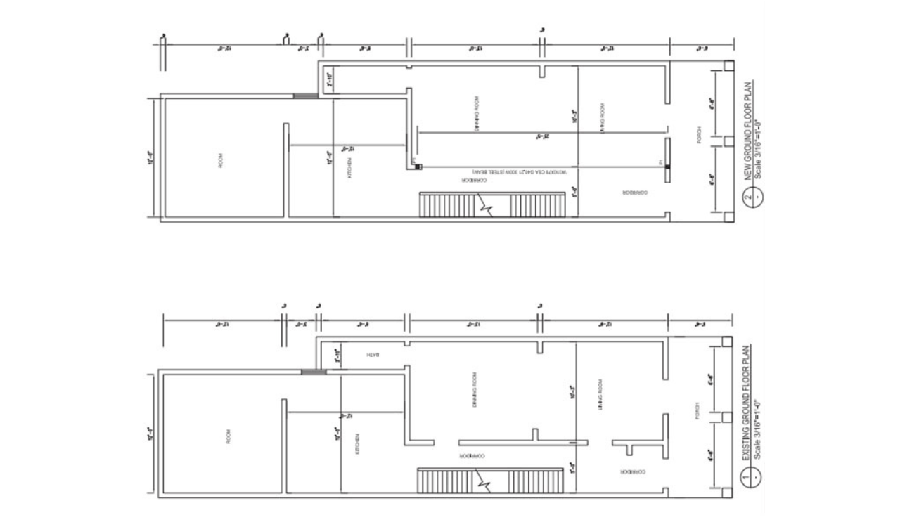 Removal of load bearing wall, Clinton Street, Toronto