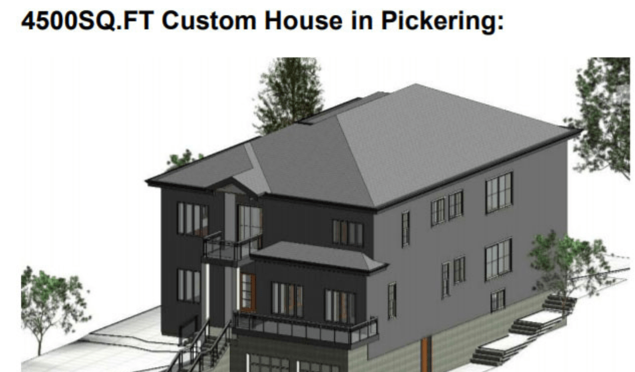 4500SQ.FT Custom House in Pickering