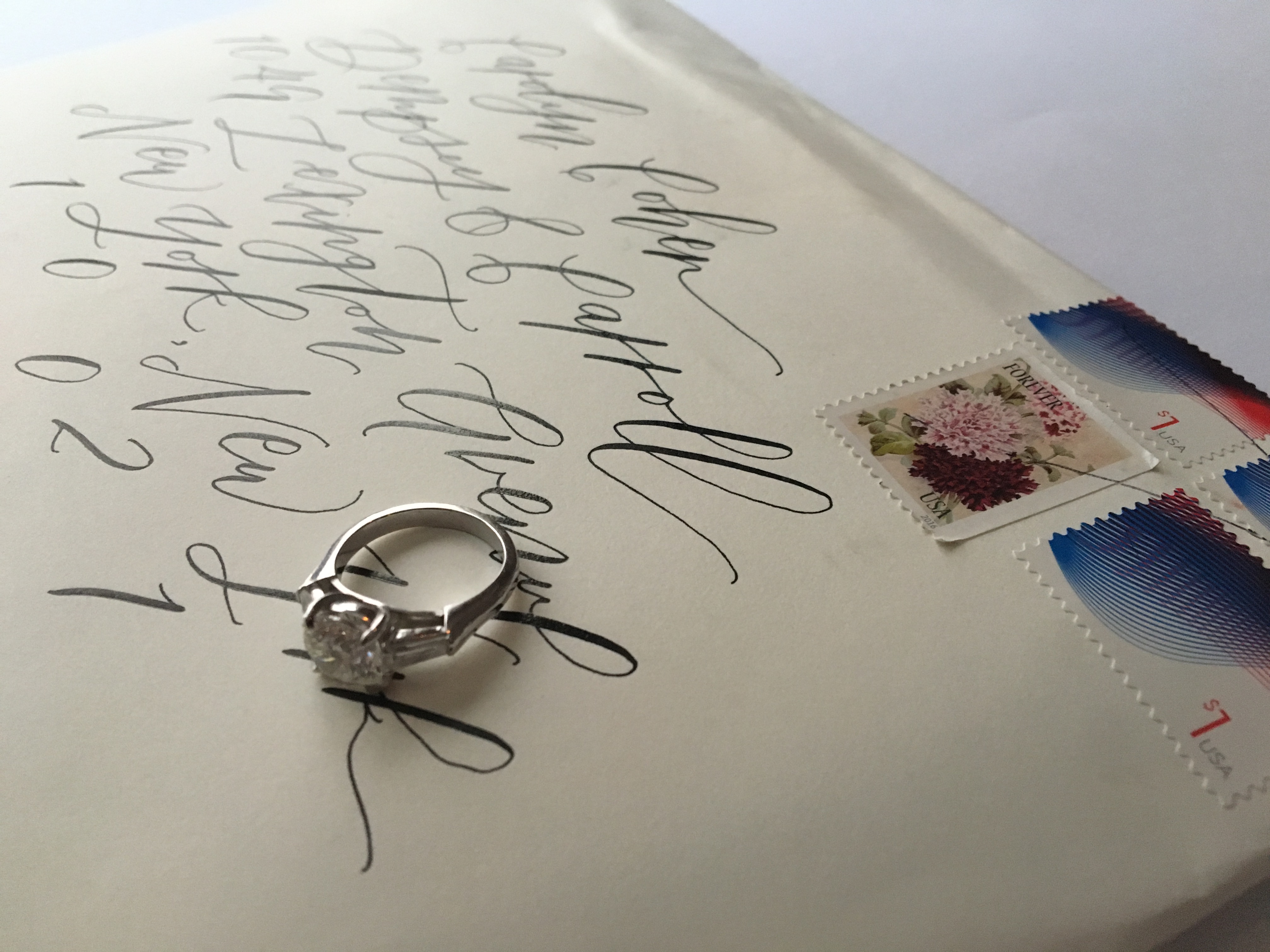 calligraphed-envelope