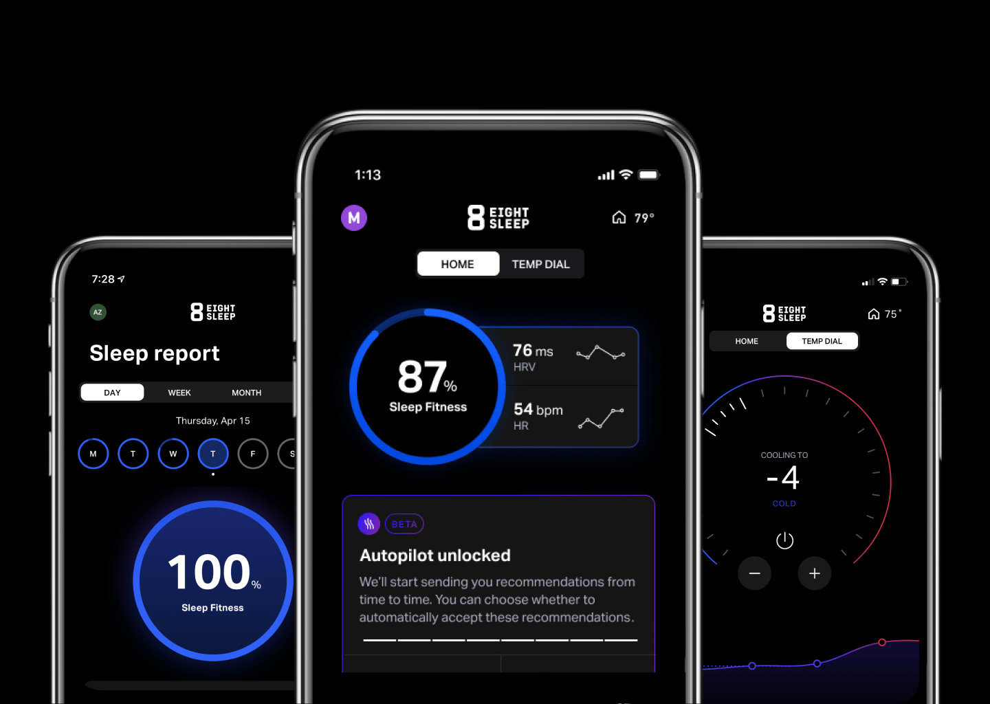 Eight Sleep Pod SleepOS App