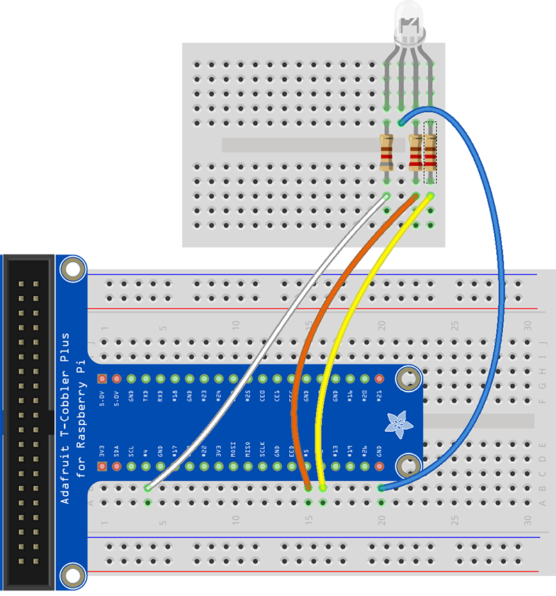 Working With Led S And Wiring 4 Pin Rgb Led To Raspberry