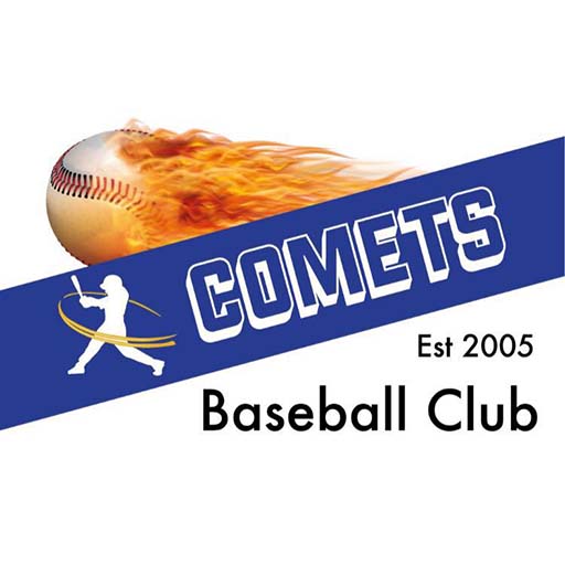 Comets Baseball Logo 2020