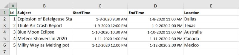 Exporting Schedule Data - Desktop City Patterns for Desktop