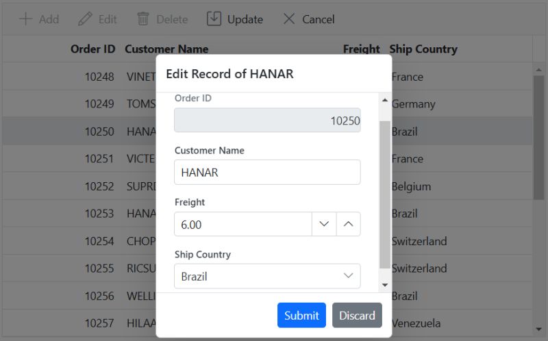 Syncfusion Grid Dialog Example Codesandbox - Modern Geometric Photo - 8K