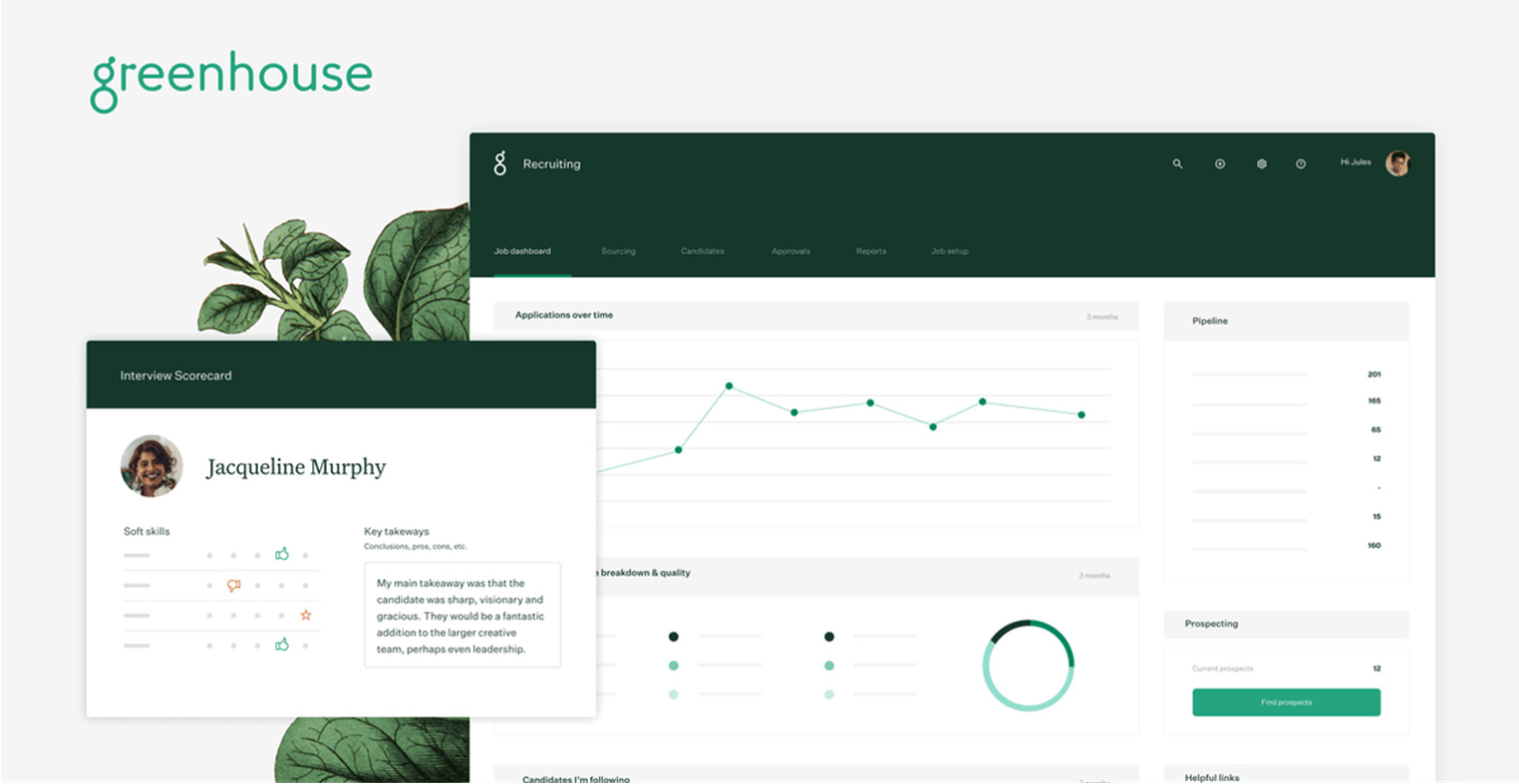Top recruitment software 2026 - applicant tracking dashboard