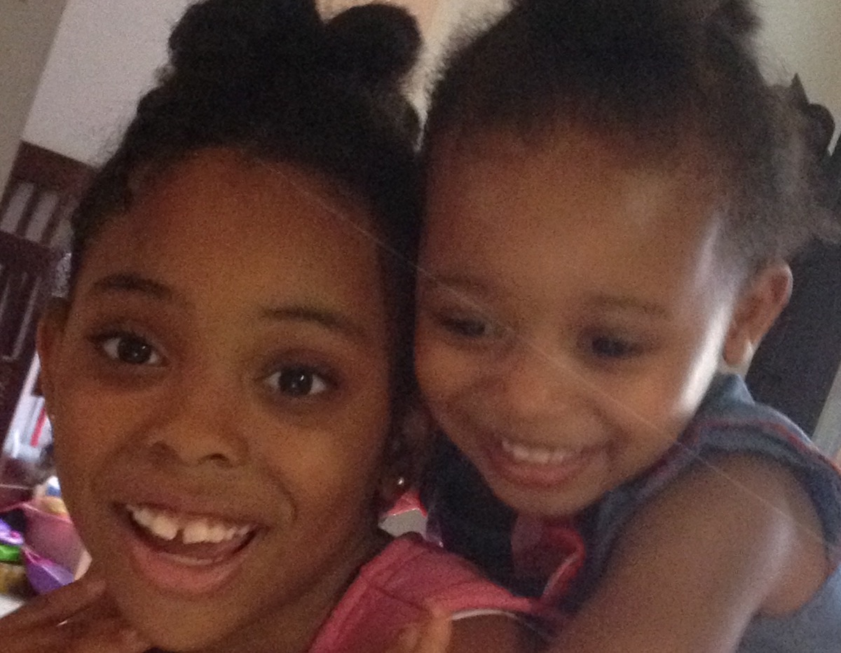 Latrina's daughters, Amara & Brooklyn