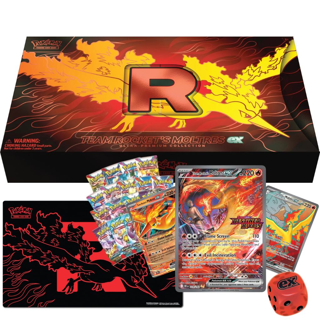 Pokémon TCG Team Rocket's Moltres ex Ultra-Premium Collection