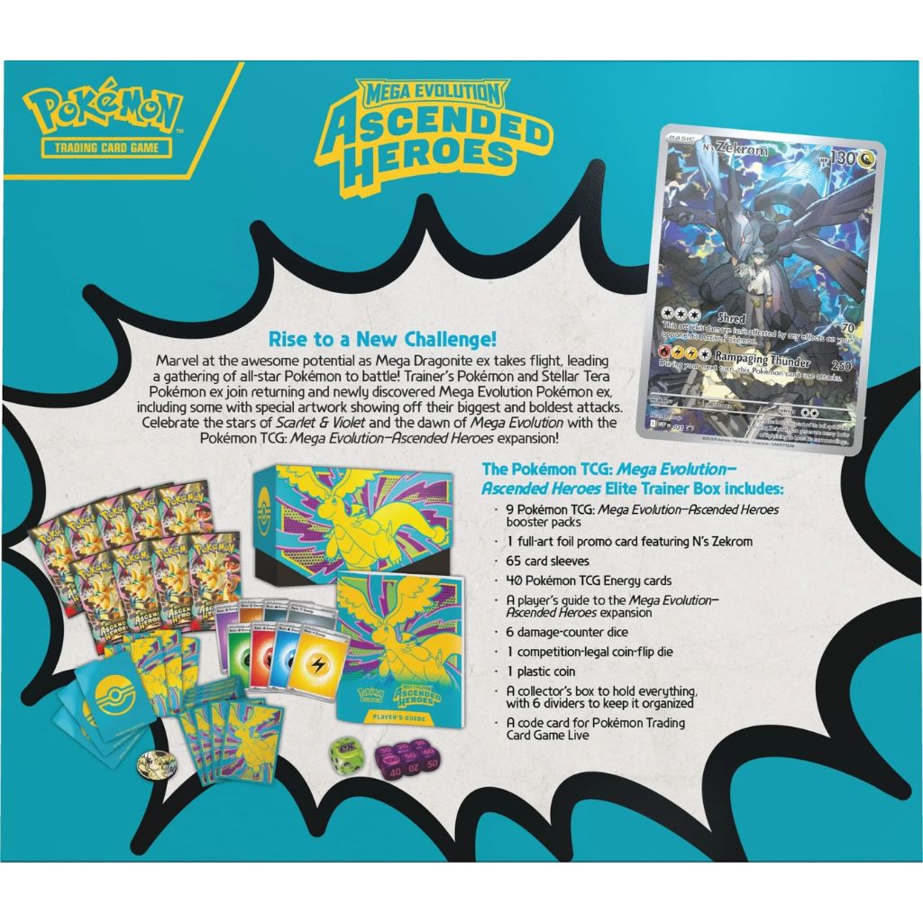 Pokémon TCG Mega Evolution Ascended Heroes - Elite Trainer Box