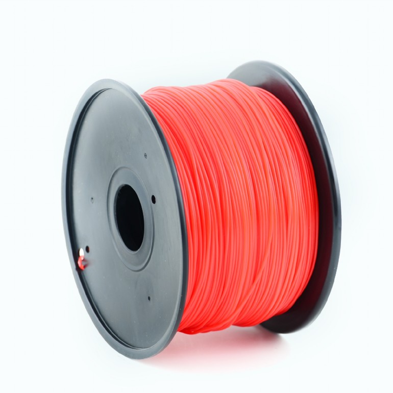 Filament GEMBIRD pt. imprimanta 3d, PLA, 1.75mm diamentru, 1Kg / bobina, aprox. 330m, topire 190-220 grC, red, 3DP-PLA1.75-01-R