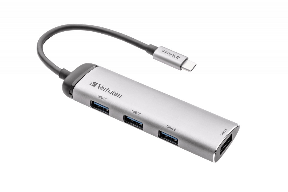 Hub VERBATIM MULTIPORT, USB 3.2, GEN 1, TYPE A 49147