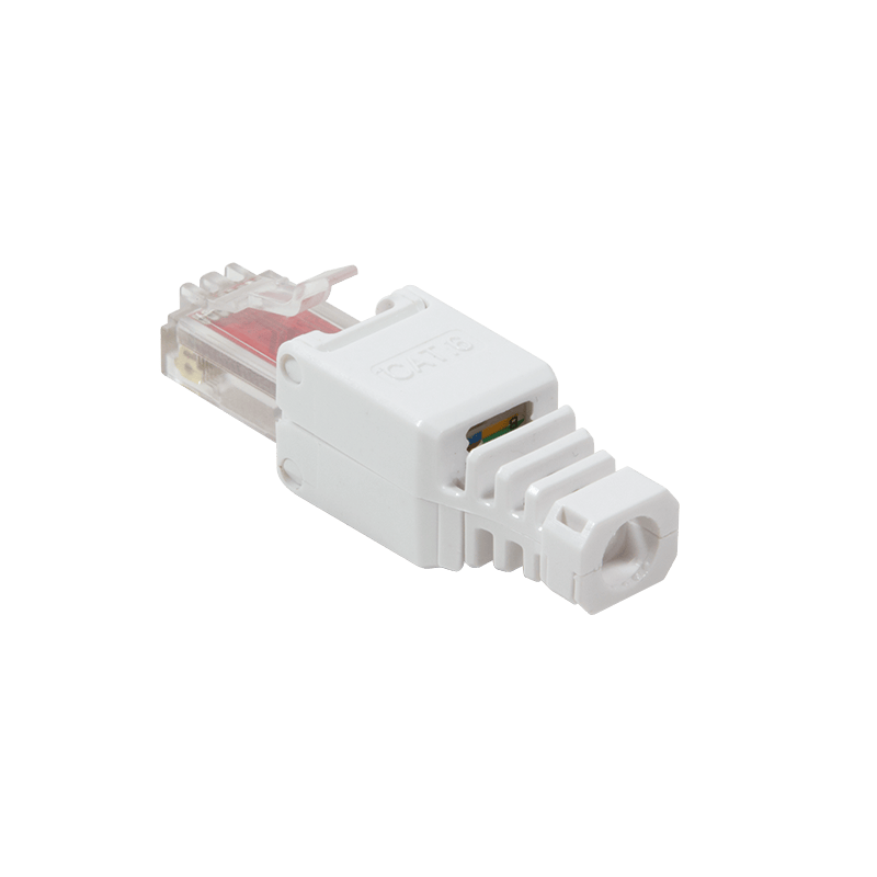 Mufa RJ-45 LOGILINK pt. cablu UTP, Cat6, RJ-45 (T), manson, pentru cablu solid/litat AWG22-24, cablu 5-6.5mm, tool-free,1 buc, MP0025