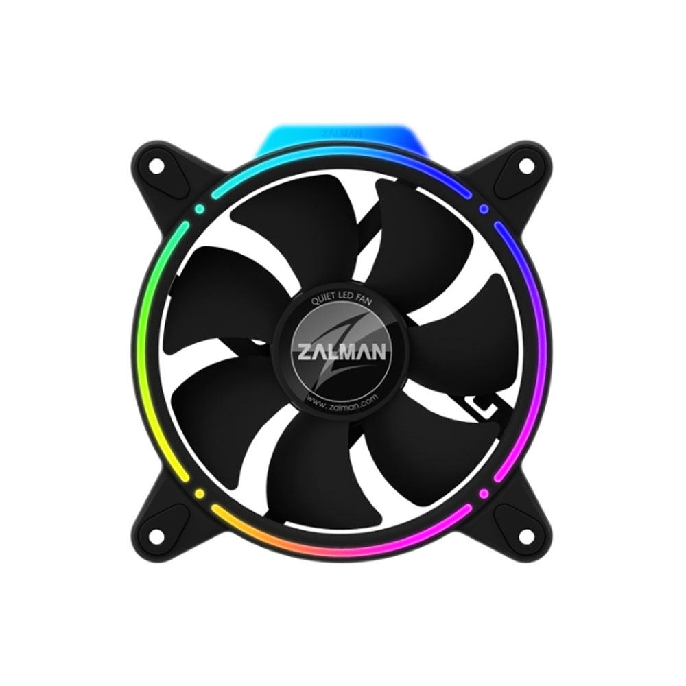 Ventilator Zalman RFD120A, 120mm, 1500 RPM, hydraulic bearing, 34.34 cfm, 3-pin adresabil, negru, ZM-RFD120A