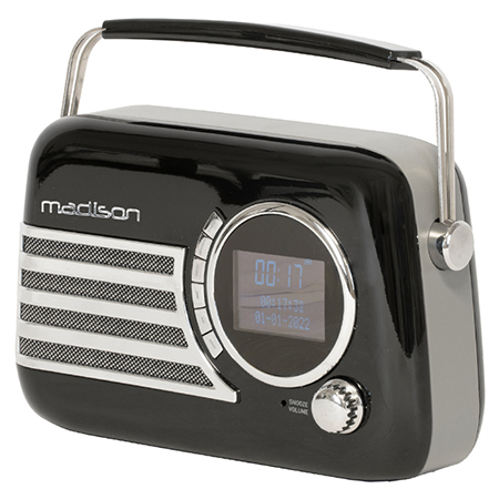 Radio FM/dab portabil vintage 40W cu functie bluetooth/aux