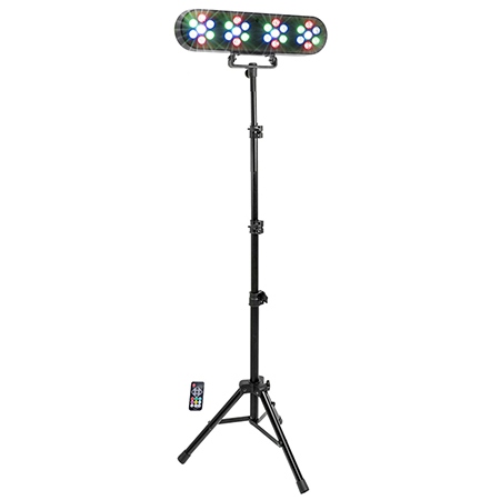 LED bar 4X7X1W RGBW + trepied