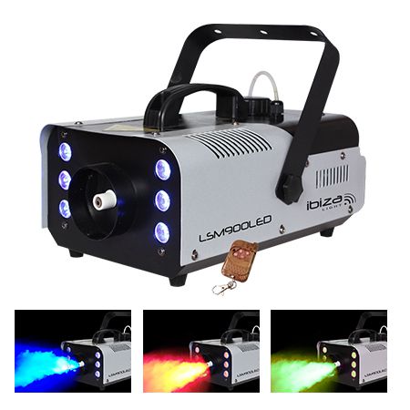 Masina fum 900W cu led-uri 6X3W DMX