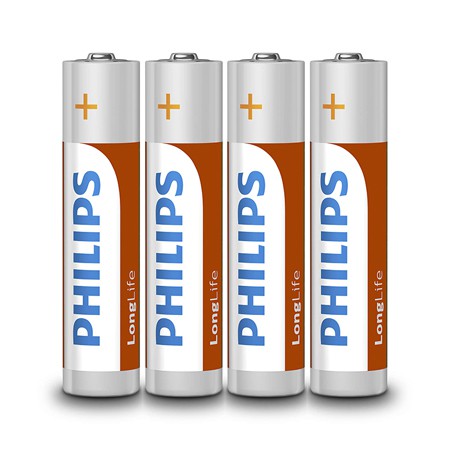 Baterie longlife R3 aaa folie 4 buc Philips