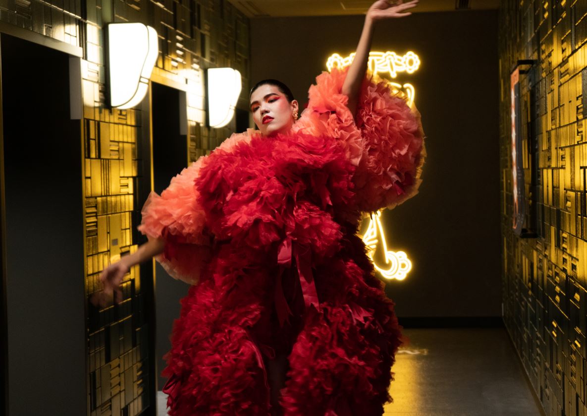 person dancing in puffy dress
