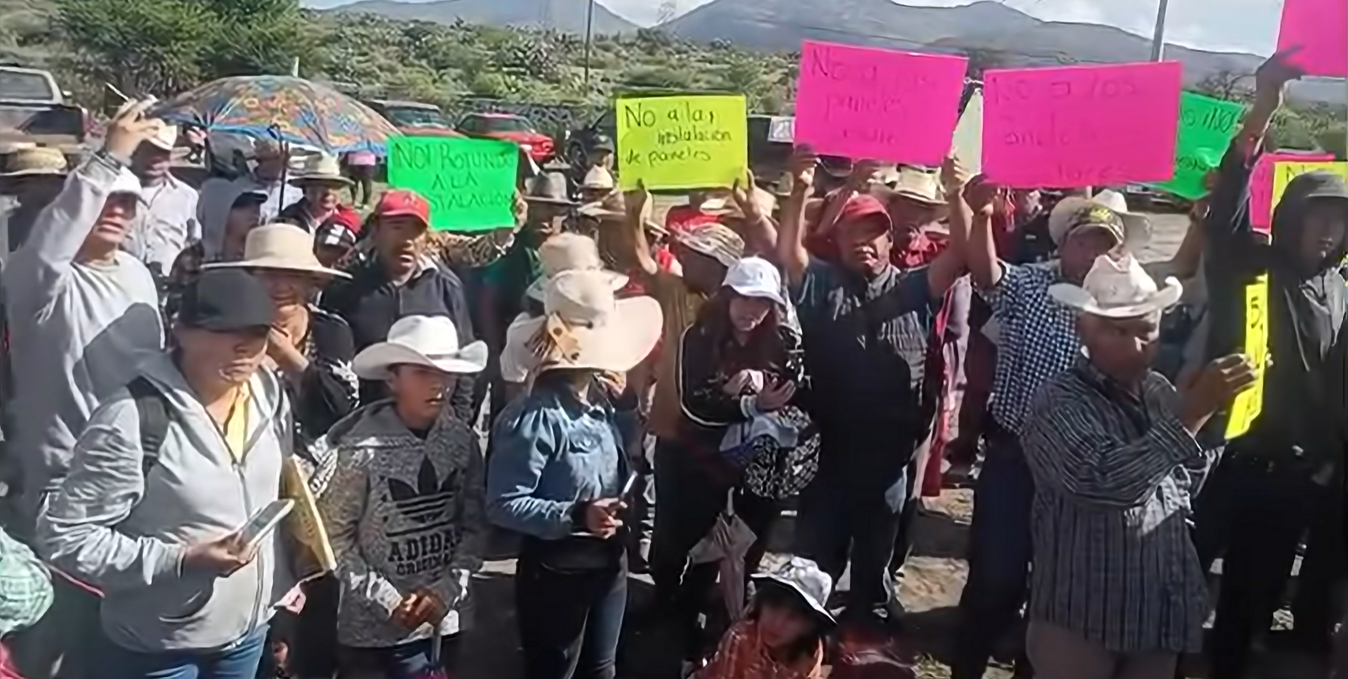 Protestan campesinos en Polotitlán contra empresa que usa aviones antilluvia
