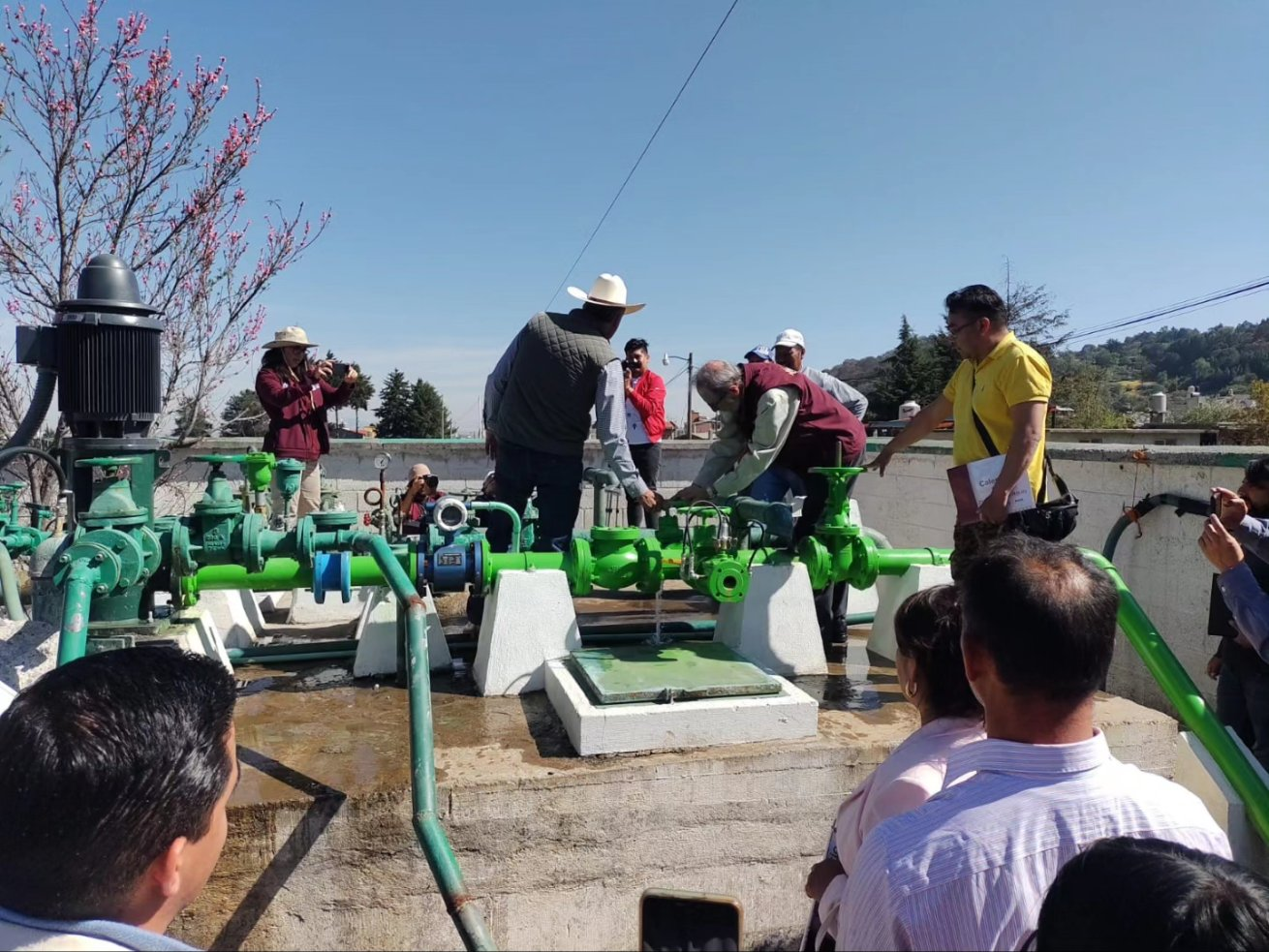 Gobierno de Delfina Gómez entrega obras hídricas en Timilpan y Jocotitlán; benefician a más de 8 mil mexiquenses