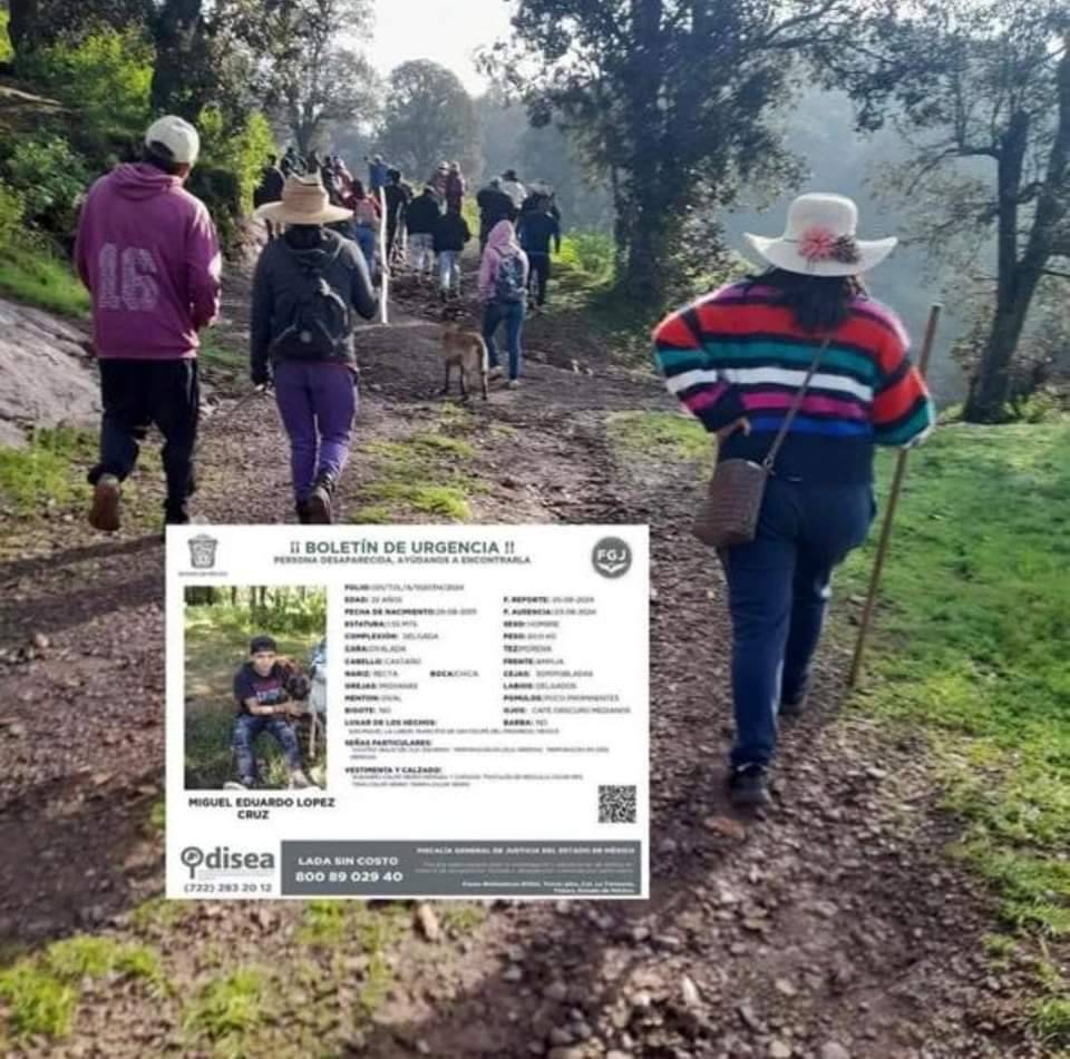 El hallazgo del cuerpo de Miguel “N”, el joven desaparecido en San Felipe del Progreso conmociona al municipio