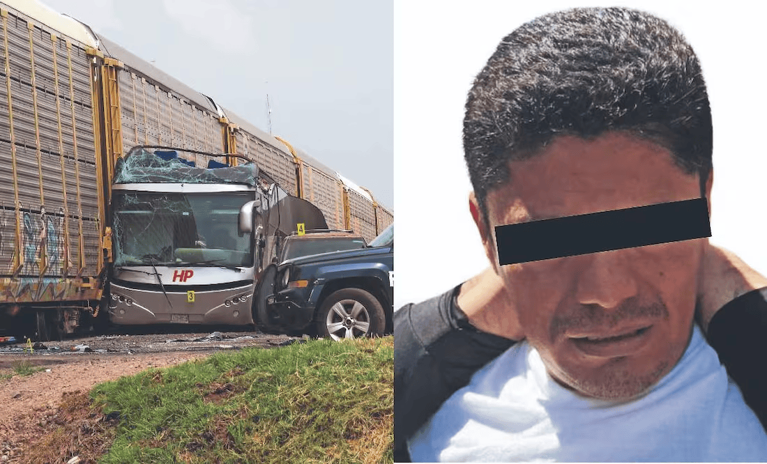 El conductor del autobús en Atlacomulco fue detenido tras el choque con un tren que dejó 10 muertos. La Fiscalía señala que llevaba la música alta y no escuchó la locomotora.