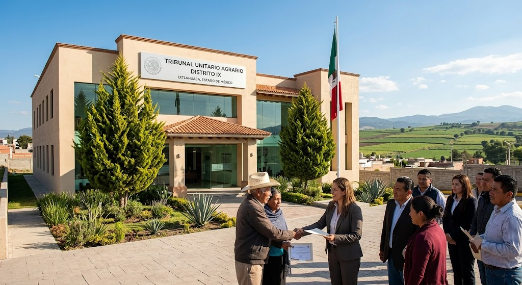 Instalaciones del nuevo Tribunal Unitario Agrario del Distrito 16 con sede en Ixtlahuaca, Estado de México.