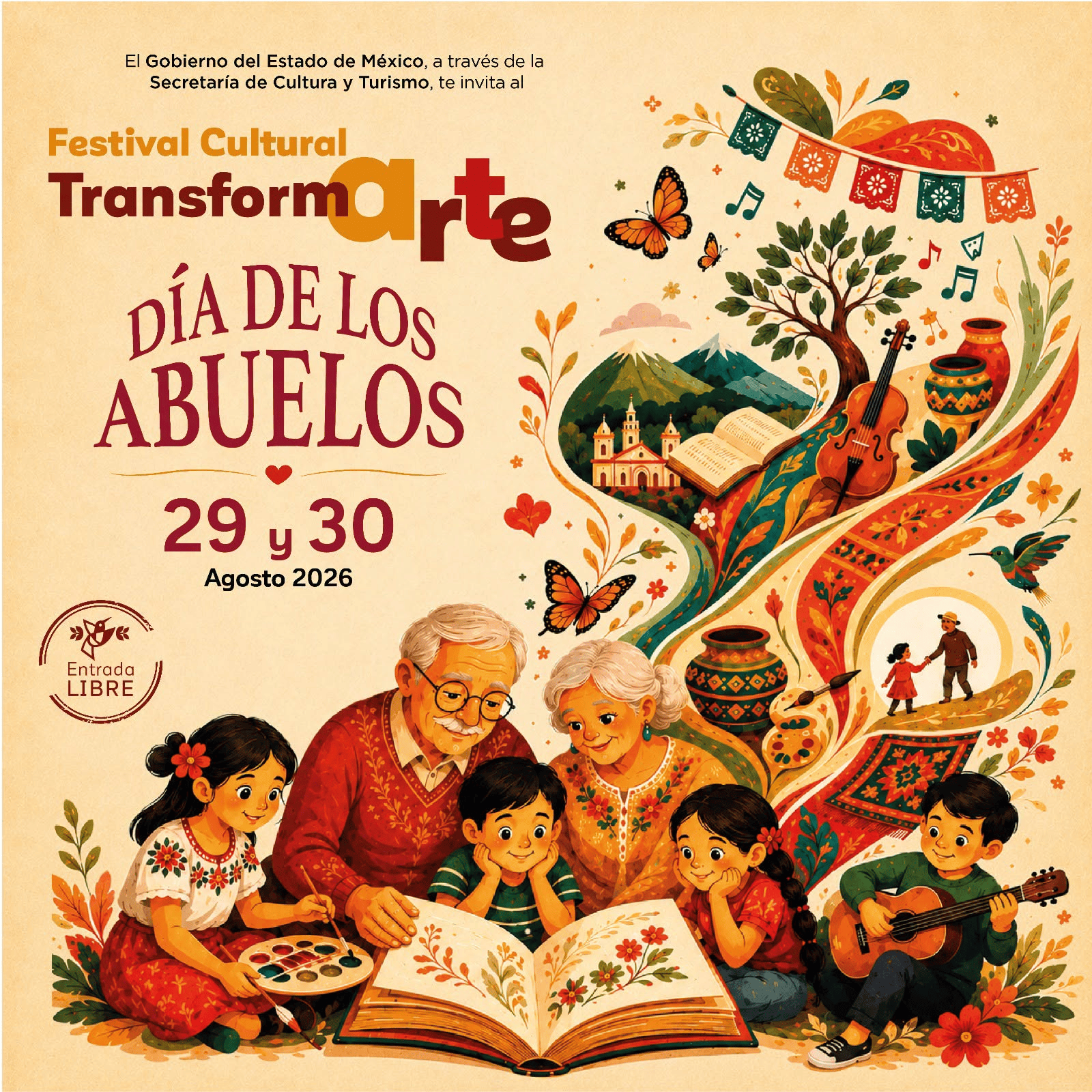 Festival TransformARTE Día de los Abuelos en Centros Regionales de Cultura del Edomex
