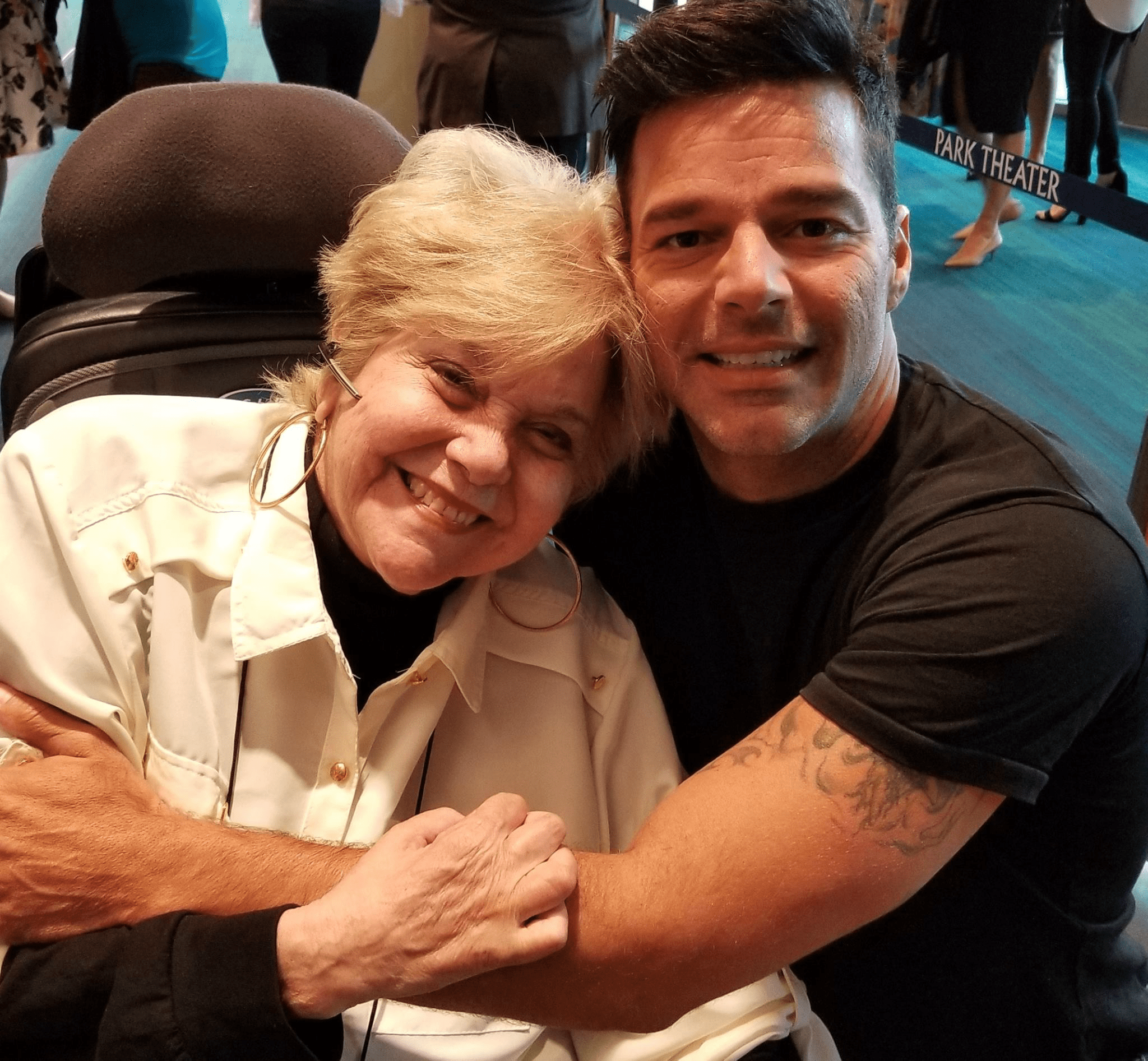 Sandra Zaiter y Ricky Martin Agosto 2018