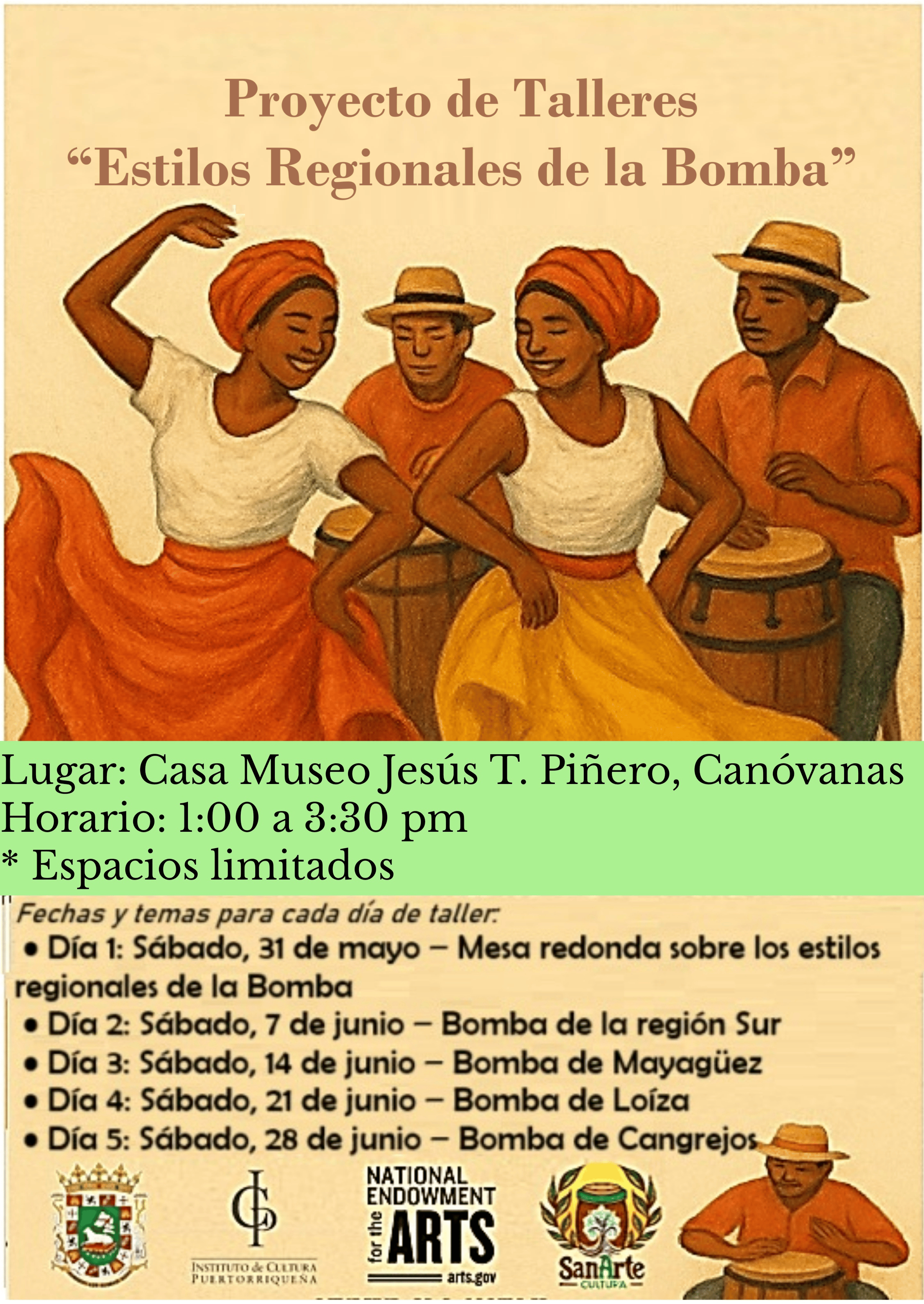 estilos regionales de la Bomba
