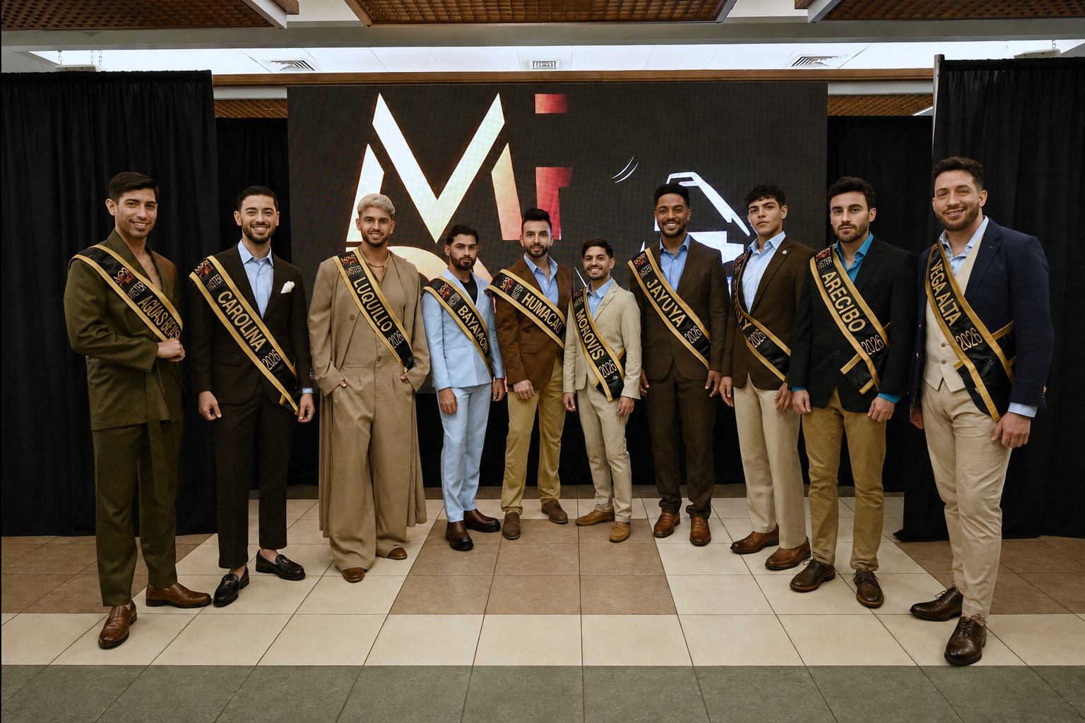 Estos son los diez candidatos que competirán en Mister Puerto Rico Petite & Tall 2026
