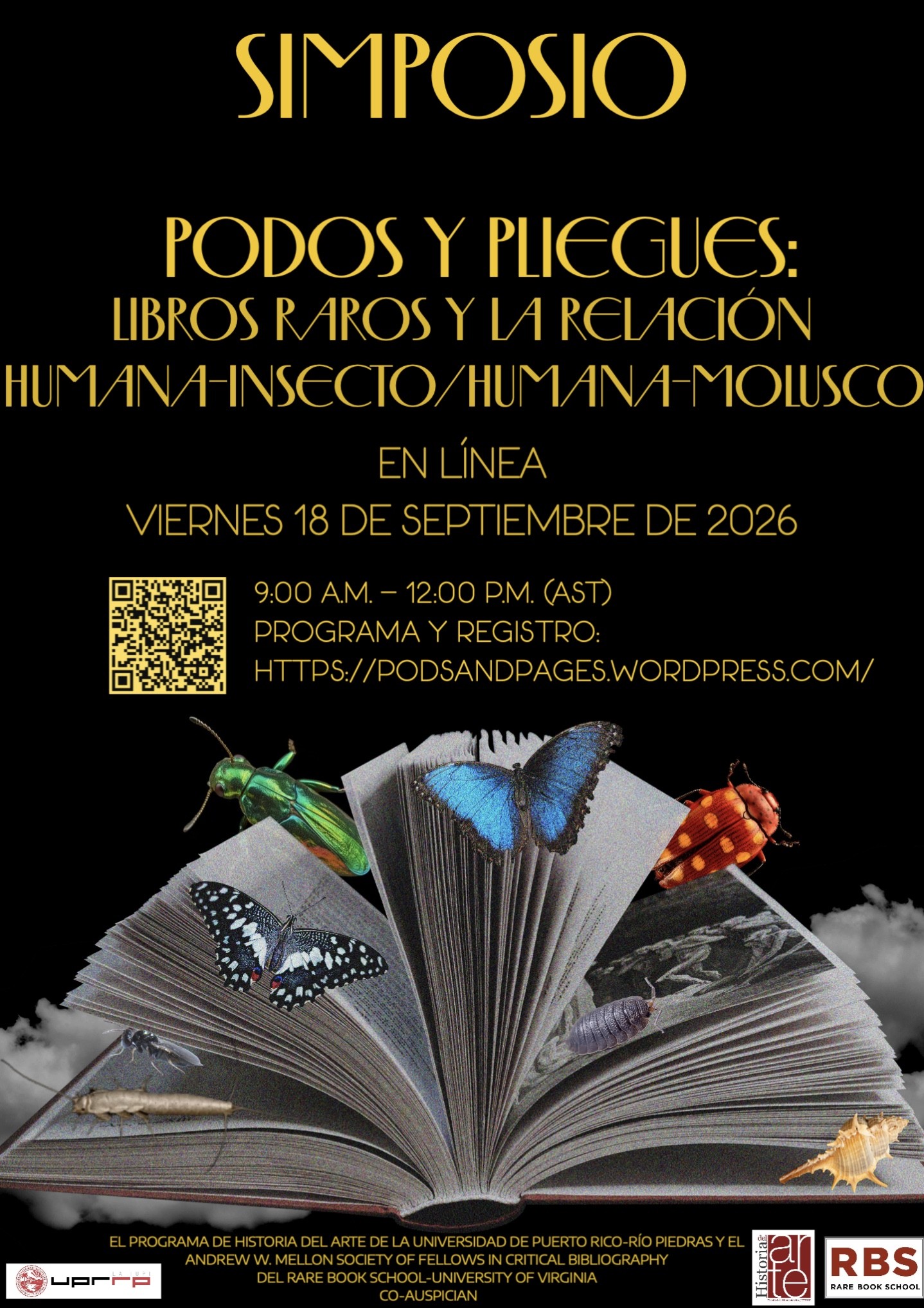 Simposio internacional explora la relación entre libros raros, insectos y moluscos