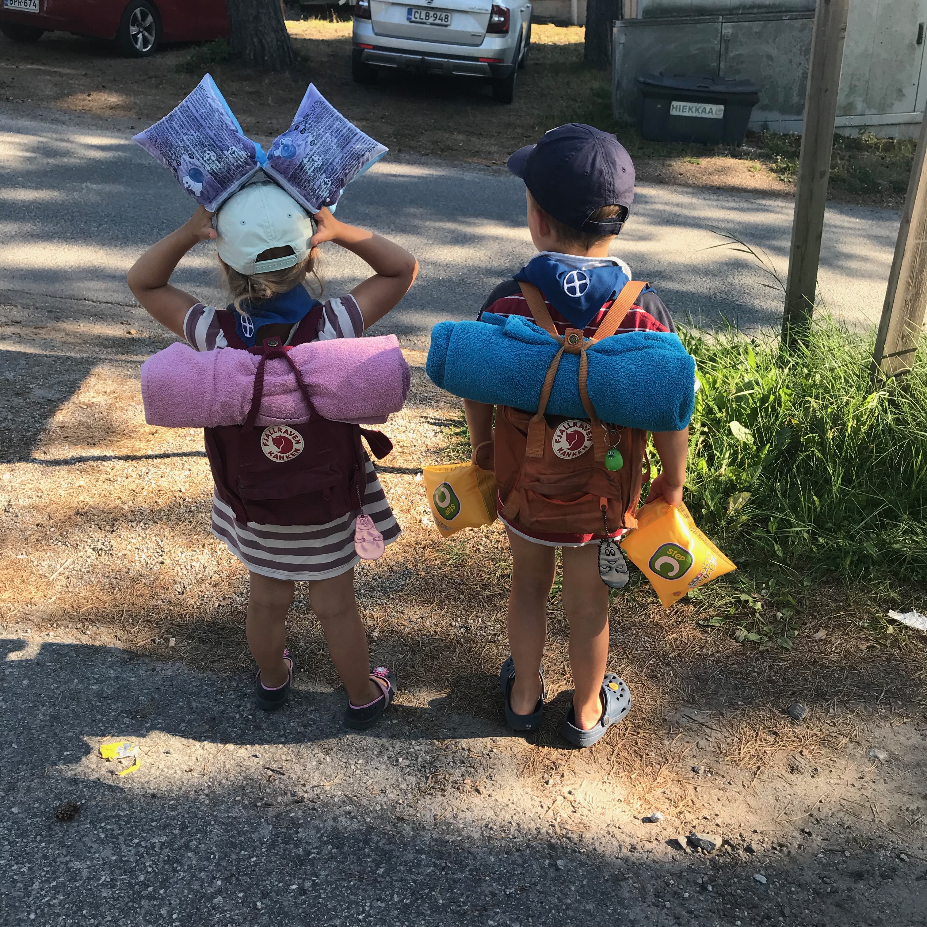 Partioleirillä 2018, 5 ja 6v.