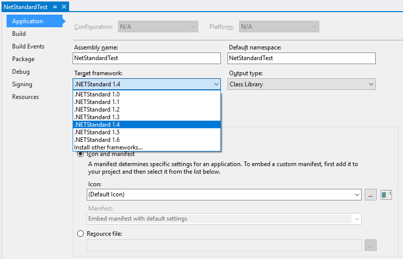Netstandard Version Matrix Create a .NET Standard Library with Visual Studio 2017 – Eric L. Anderson