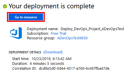 Azure DevOps Project – Eric L. Anderson