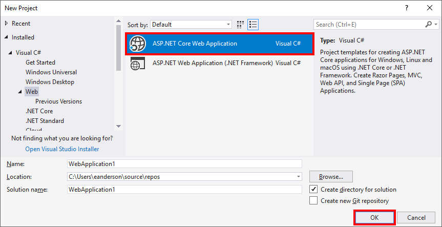 Visual Studio Missing Scaffolding for ASP.NET Core – Eric L. Anderson