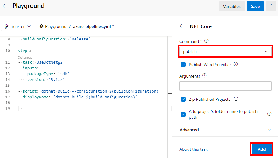 Azure DevOps Publish Artifacts for ASP.NET Core – Eric L. Anderson