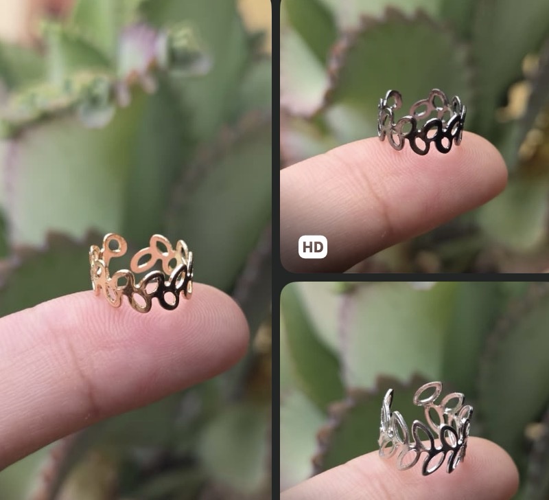 Ear cuff helecho