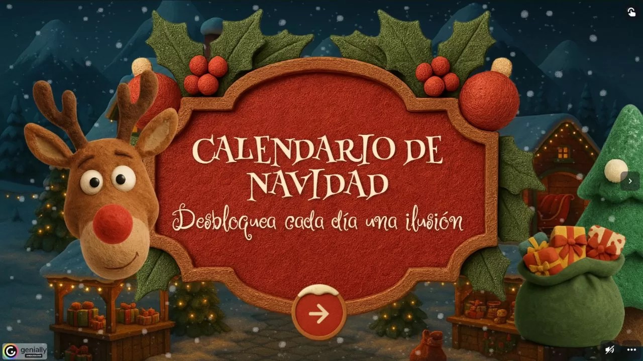 Calendario de adviento Genially