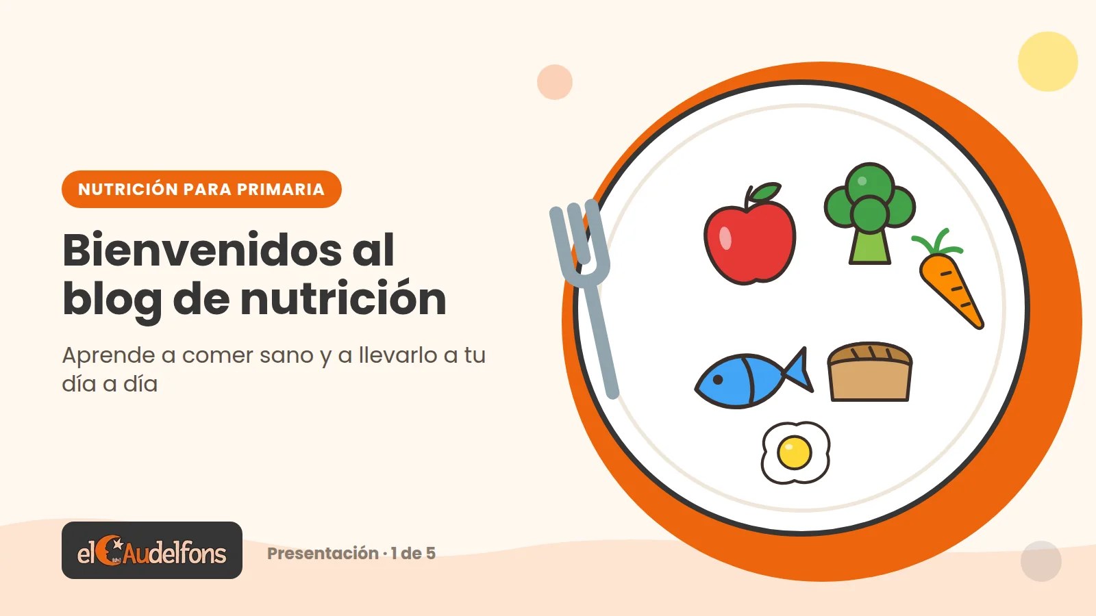 Cabecera: Nutrición para Primaria, presentación