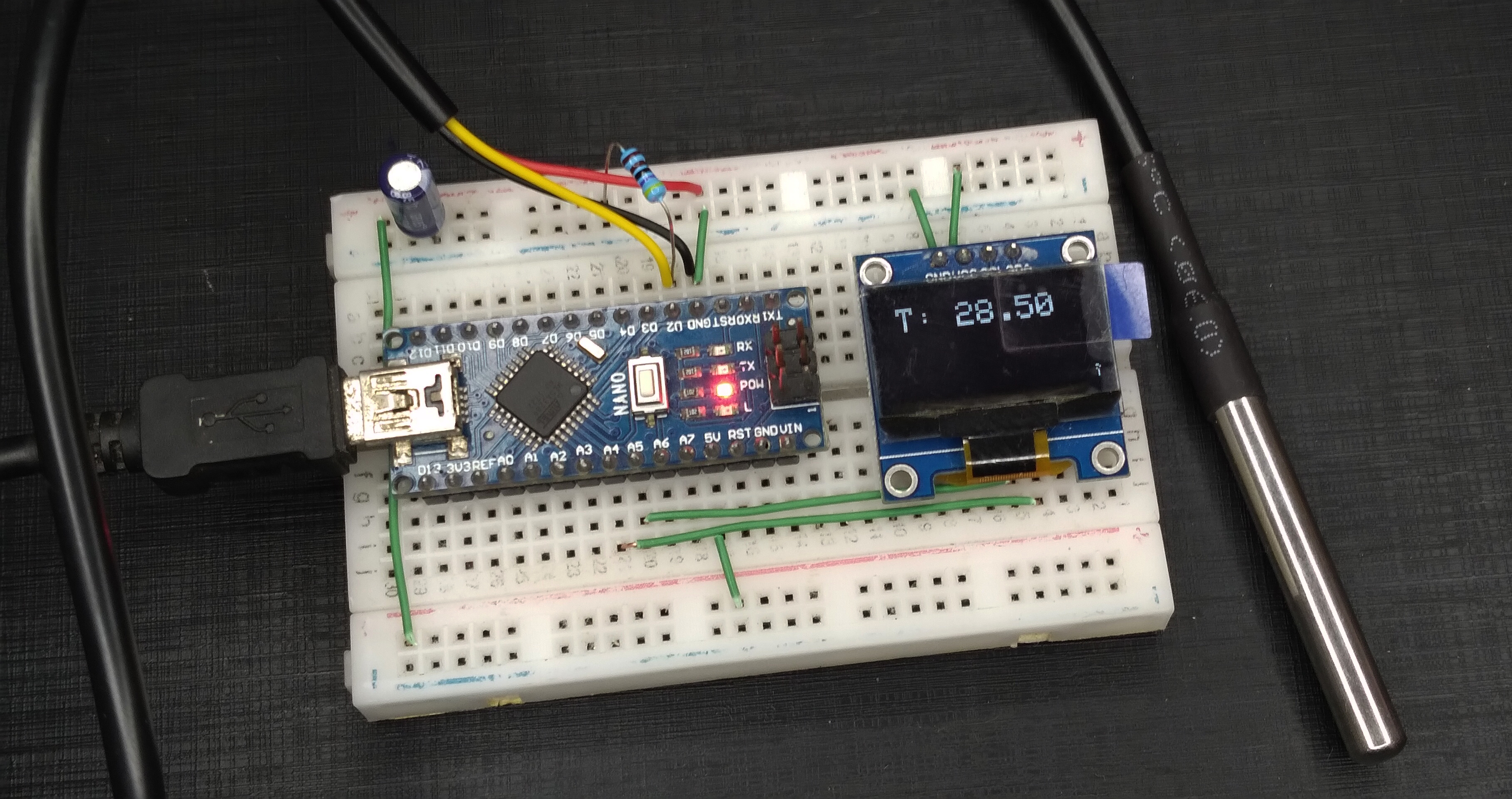 DS18B20 Sensor de temperatura a prova de água