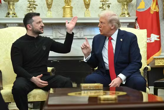 Tensa reunión entre Trump y Zelenski
