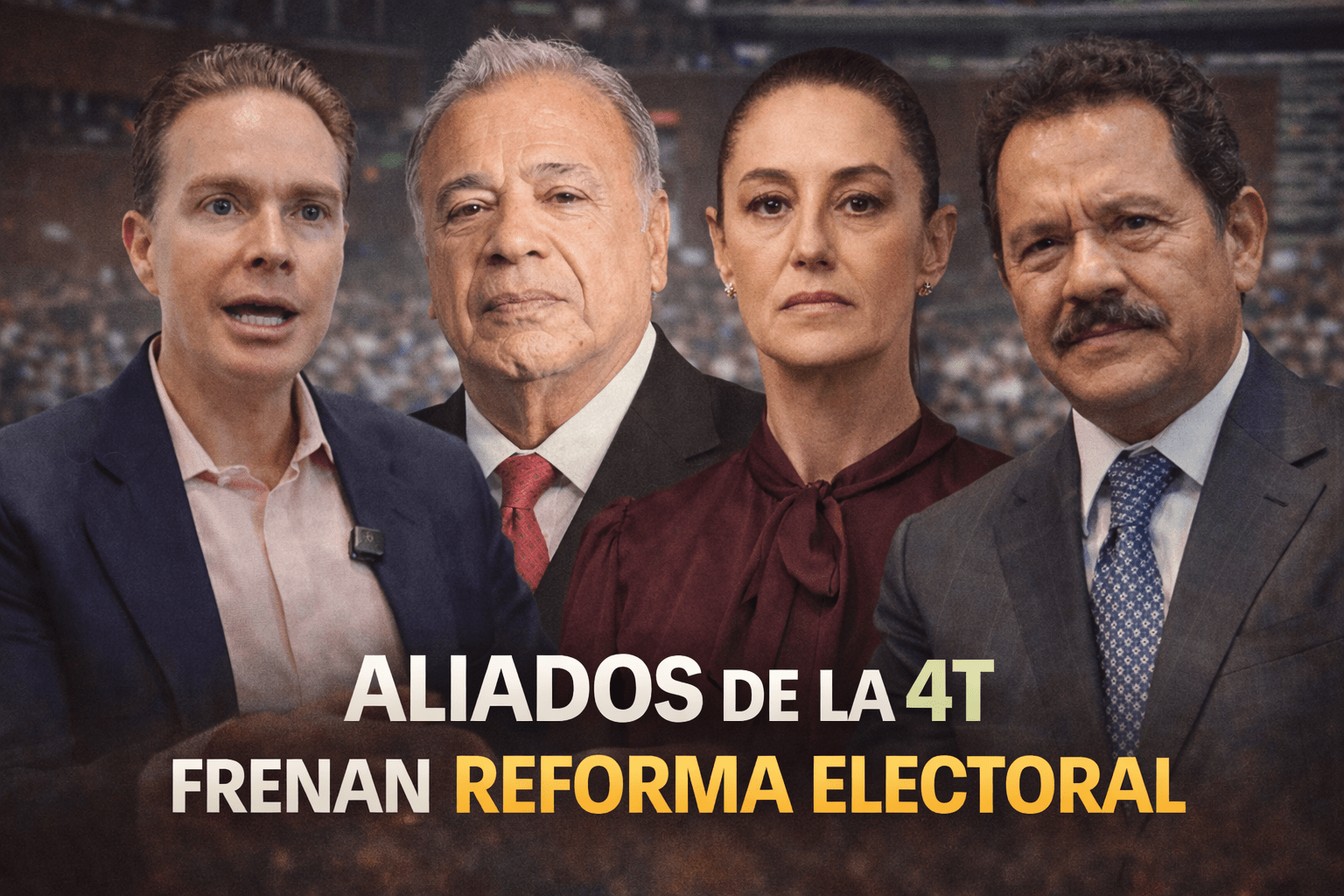 Aliados de la 4T frenan la reforma electoral de Sheinbaum