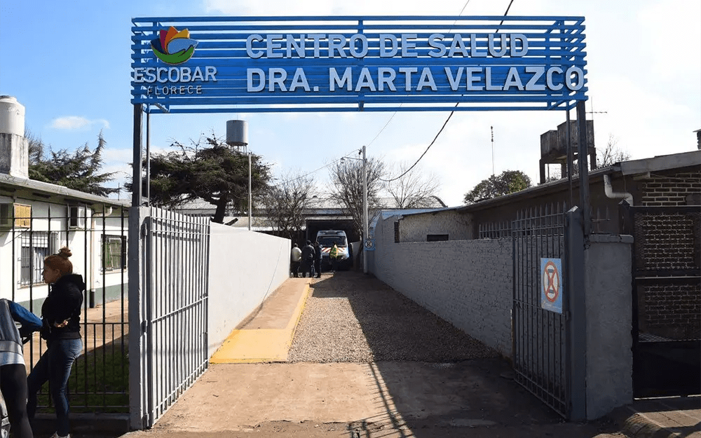 Frontis del Centro de Salud Doctora Marta, donde la joven fue atendida.