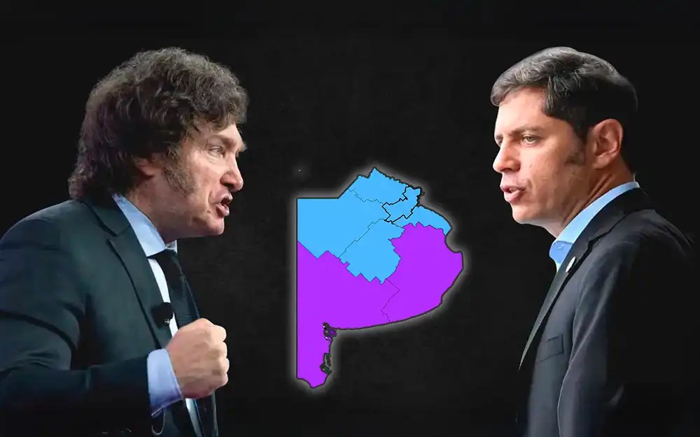 Radiografía de la primera sección: Fuerza Patria y LLA, distrito por distrito