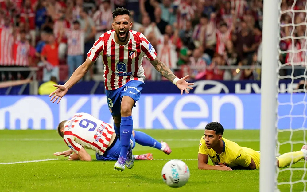 Debut con gol y triunfo para Nicolás González en el Atlético Madrid