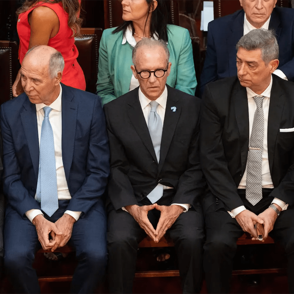 Ricardo Lorenzetti, Carlos Rosenkrantz y Horacio Rosatti, los tres jueces de la Corte
