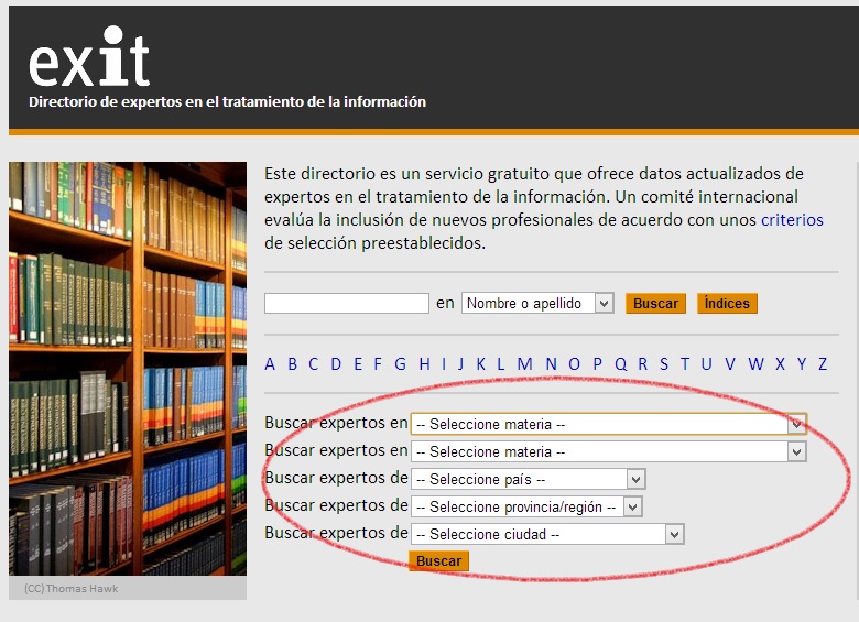 Búsqueda por expertos