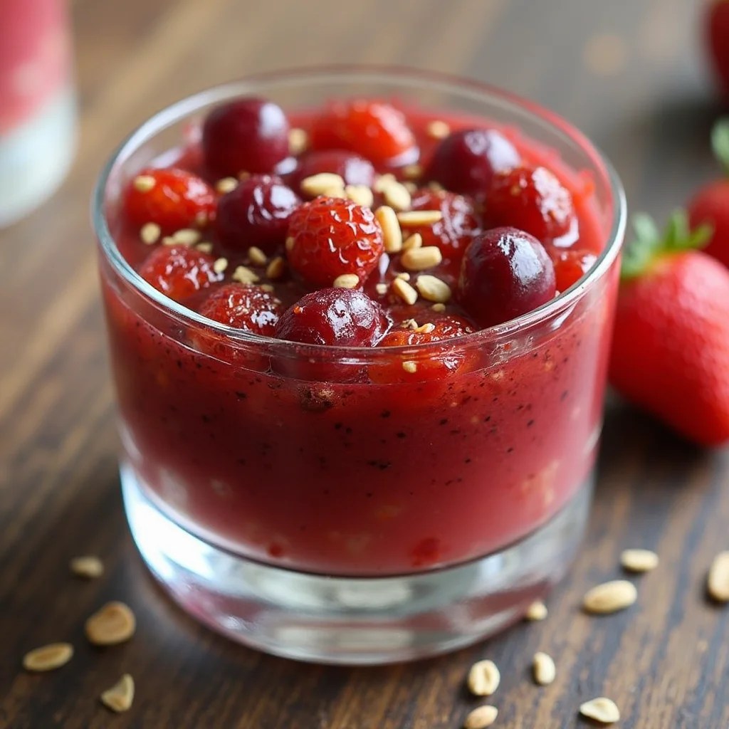 Spring berry parfai