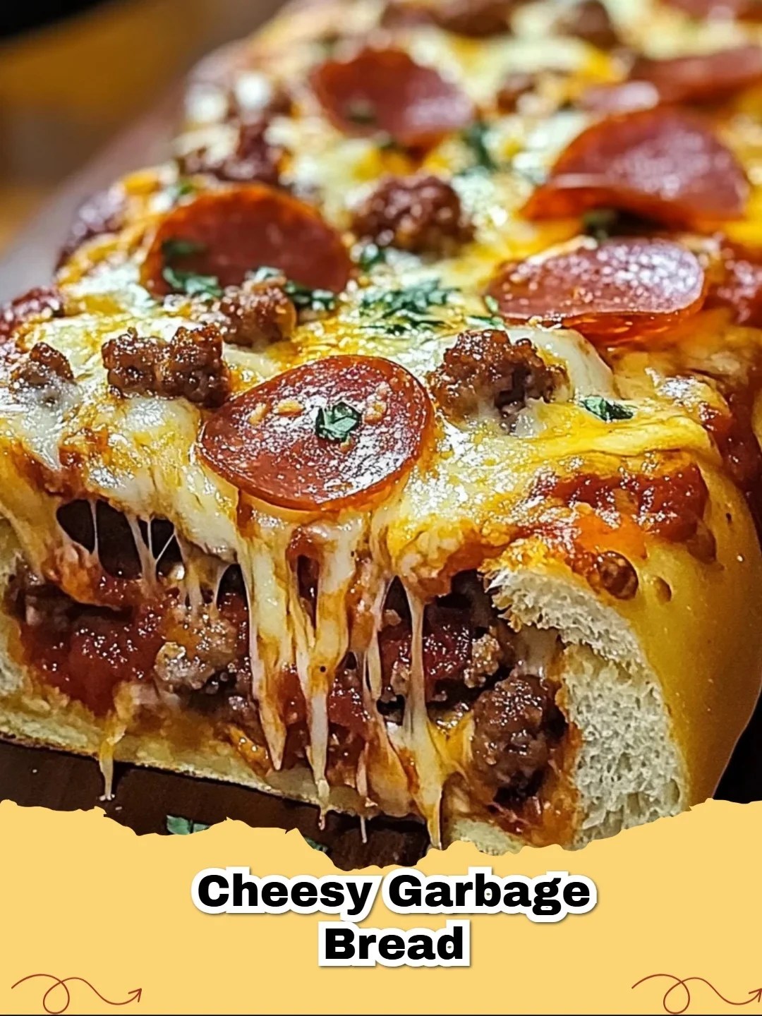Cheesy Garbage Bread