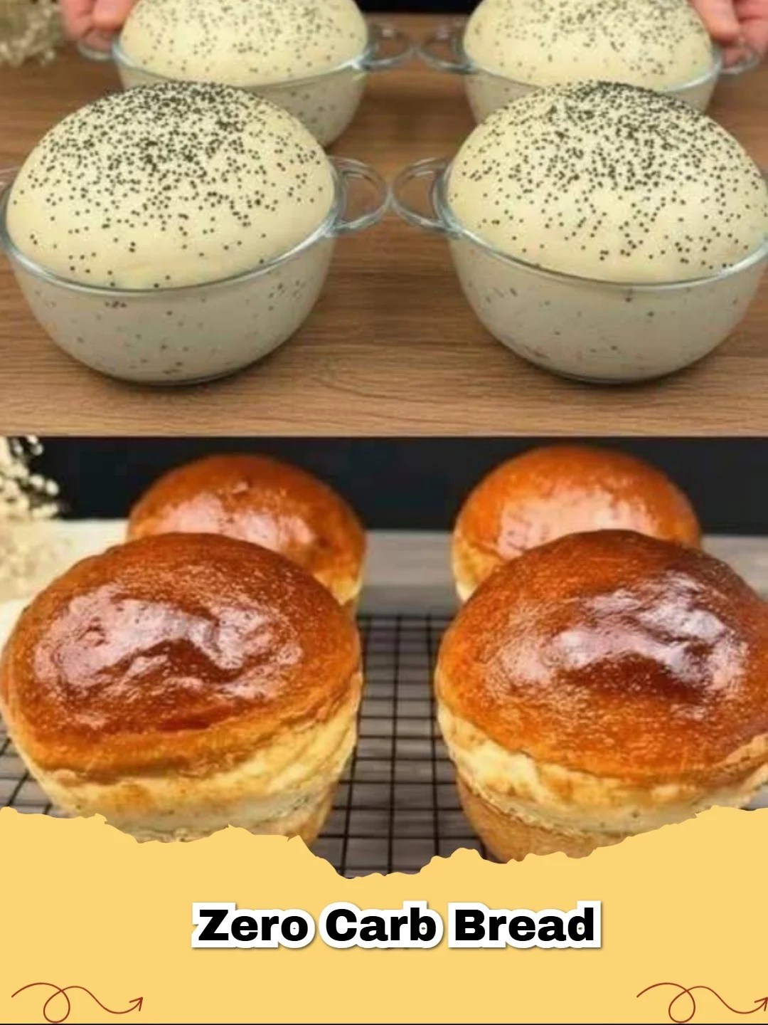 Delicious golden brown zero carb bread slices on a cutting board, perfect for keto sandwiches.
